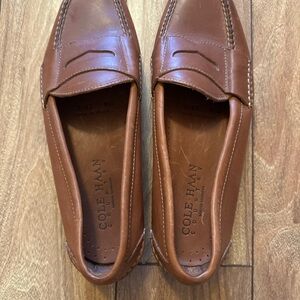 Cole Haan Men's Tan Leather Loafers